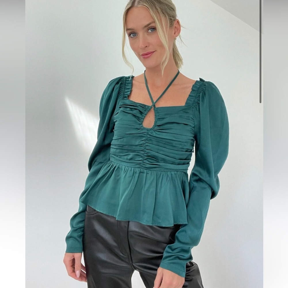 Six/fifty the ruby blouse long sleeve top